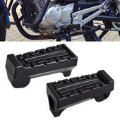 1 pereche de suporturi pentru picioare pentru suport pentru picioare pentru motocicleta Yamaha YBR125 YBR 125 Toți anii Suporturi pentru picioare din cauciuc