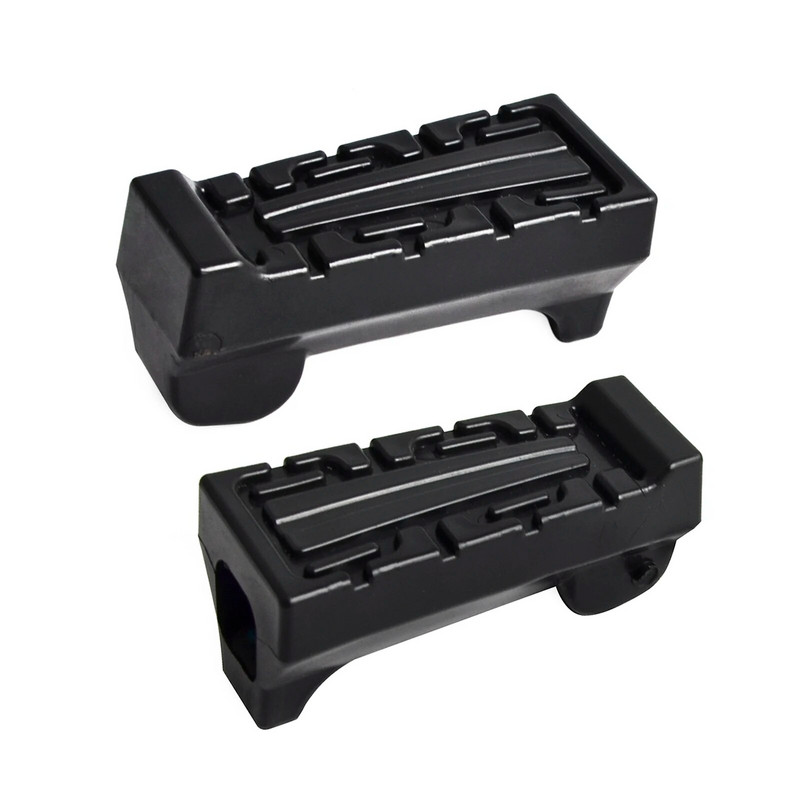 1 pāris motocikla priekšējo kāju balsta pēdas tapas priekš Yamaha YBR125 YBR 125 visu gadu gumijas kāju kāju balstiem