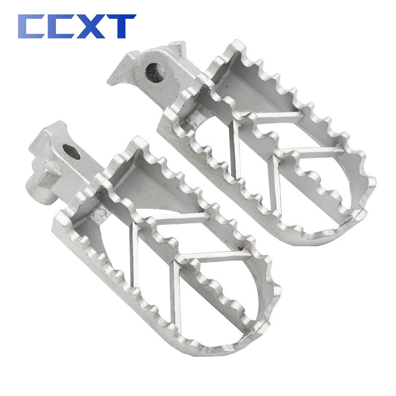 Motocross rozsdamentes acél támasztékok pedálok lábtartók Honda XR50 XRF70 CRF50 CRF70 CRF100F motorkerékpár lábtartókhoz univerzális