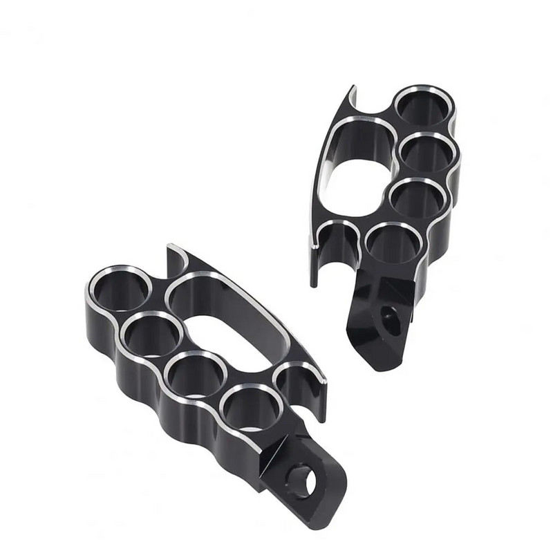 2 tk sõrmenuki jalatoe vastupidavad alumiiniumist mootorratta jalapulgad pedaalid, mis ühilduvad seadmega fxcw xl883n xl1200n