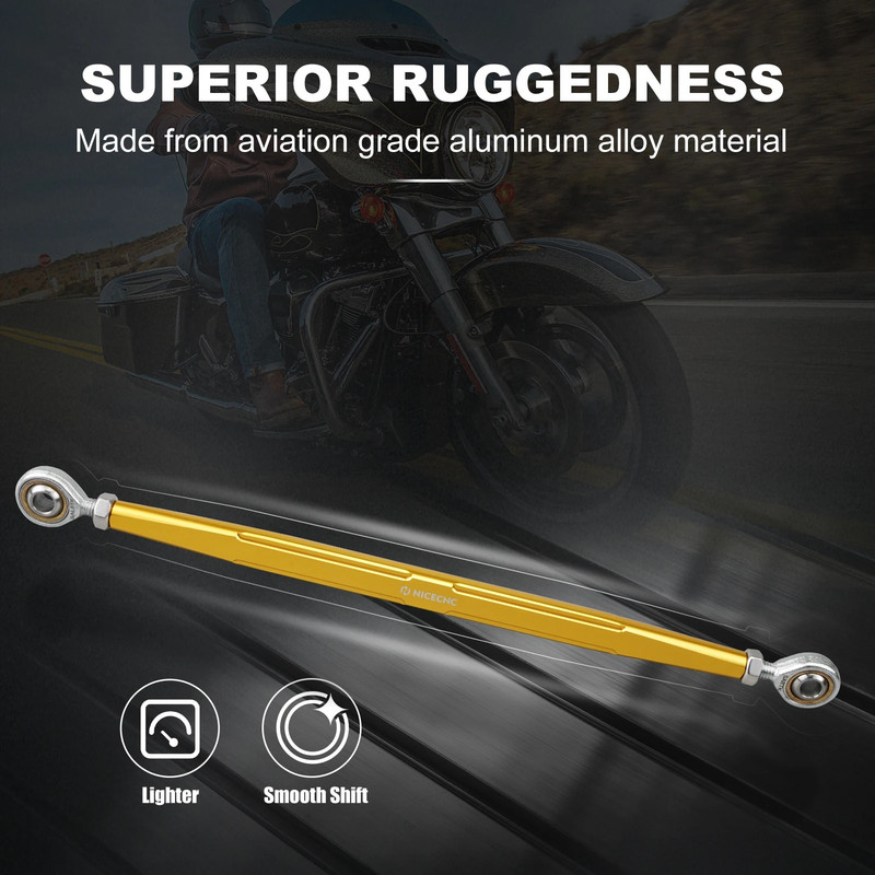 Pārnesumu pārslēgšanas sviras stienis Harley Softail Breakout Fat Boy Fat Bob Heritage Classic Deluxe Tri Glide Ultra Freewheeler