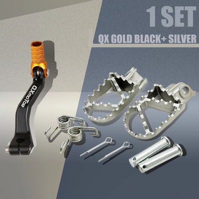 Motocikla kāju balsti Pēdu tapa Priekšējie kāju balsti Pedāļi Ātrumu pārslēgšanas sviras komplekts KTM SX 125150 250 SXF XC 250 EXC 450 Motocross