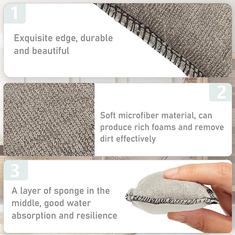 Mikroszálas kétoldalas autótisztító párna bőr autó részletező puha súrolószivacs autótisztító eszközök belső súrolószivacs