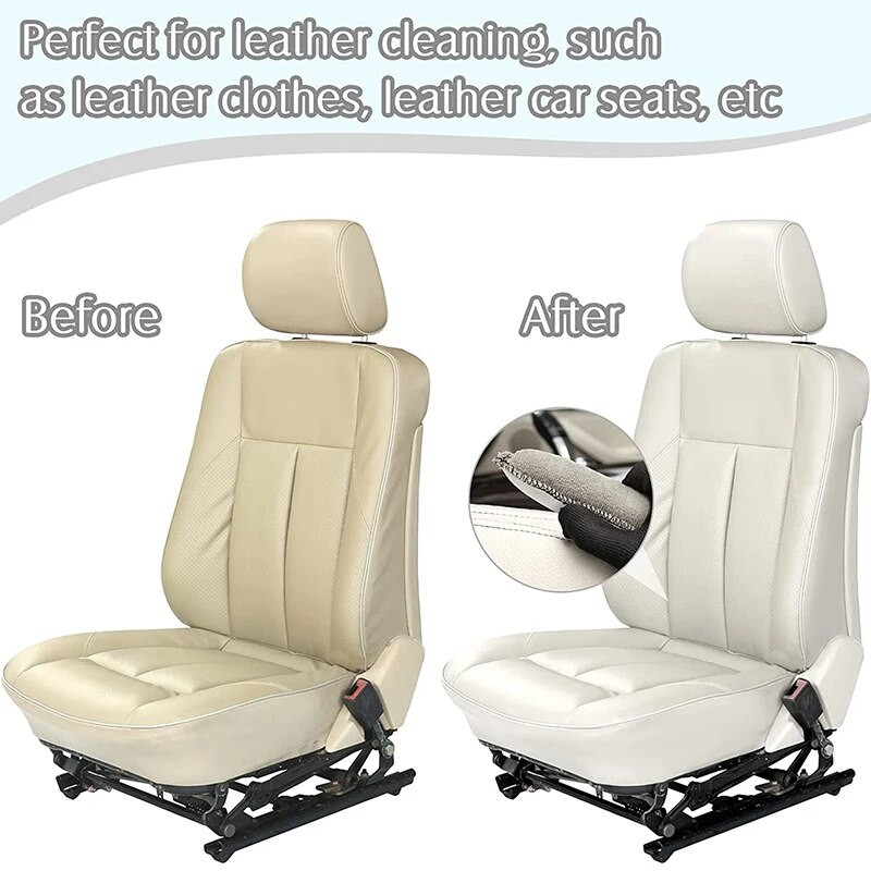 Mikroszálas kétoldalas autótisztító párna bőr autó részletező puha súrolószivacs autótisztító eszközök belső súrolószivacs