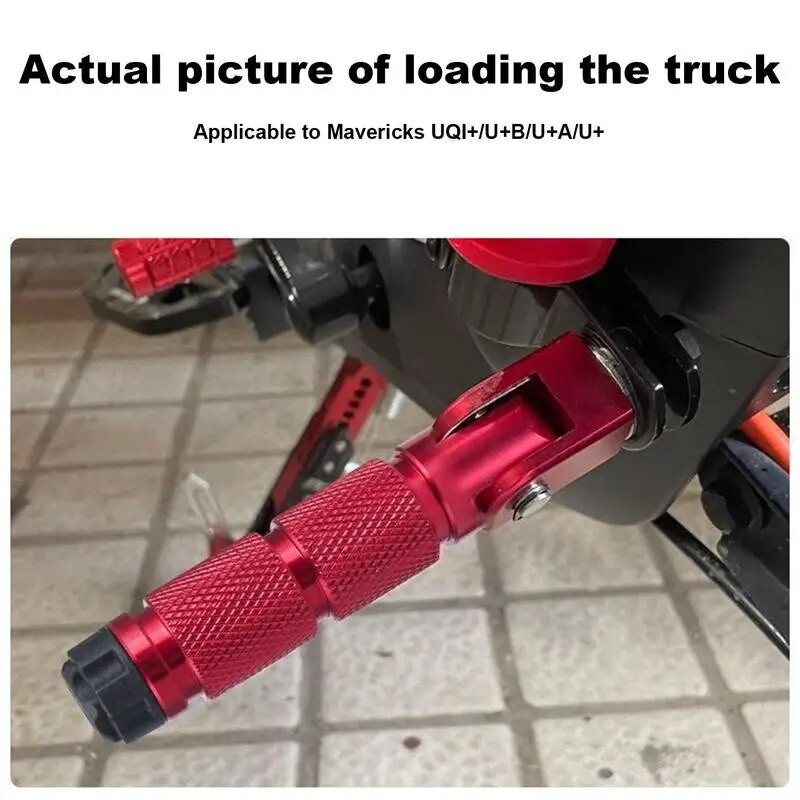 2gab Motociklu kāju pedāļi CNC alumīnija motociklu universāli salokāmi kāju balsti kāju tapas Premium aizmugurējie pēdas pedāļi motociklam