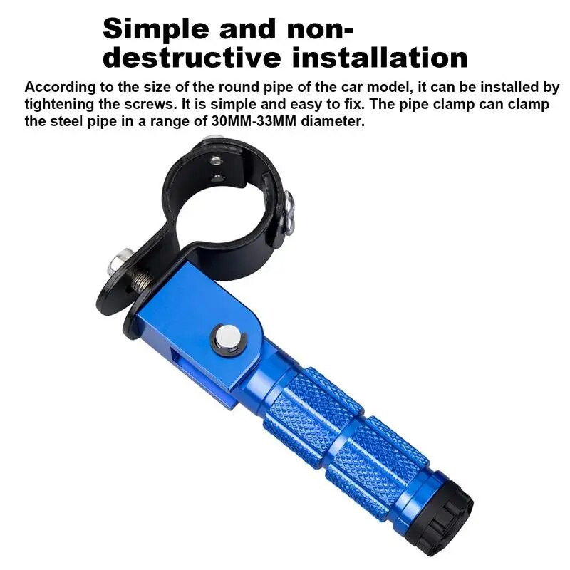 2gab Motociklu kāju pedāļi CNC alumīnija motociklu universāli salokāmi kāju balsti kāju tapas Premium aizmugurējie pēdas pedāļi motociklam