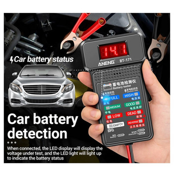 Professional Car Battery Tester 100-2000 CCA Battery Load Tester 12v Auto Cranking/Charging System Battery Alternator Analyzer