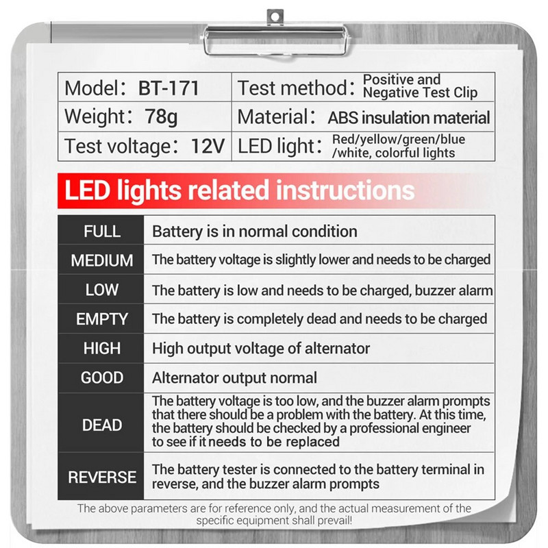 Professionaalne auto aku tester 100-2000 CCA aku koormuse tester 12v automaatne väntamine/laadimissüsteem aku generaatori analüsaator