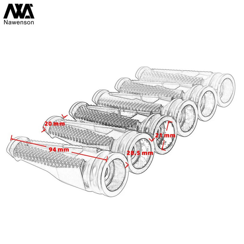 Motociklu kāju tapu pedāļi CNC aizmugurējie pasažiera kājiņas priekš Kawasaki Z900/Z1000/ZX6R/Z800/ZX10R/ER-6N/ER-6F/Z750/Ninja 400