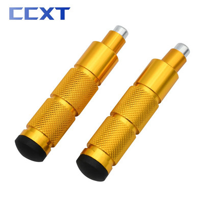 CNC alumīnija M8 kāju balsti kāju tapu pedāļi priekš Honda Kawasaki Yamaha KTM Suzuki motociklu velosipēda ATV motorollera Dirt Bike universālā