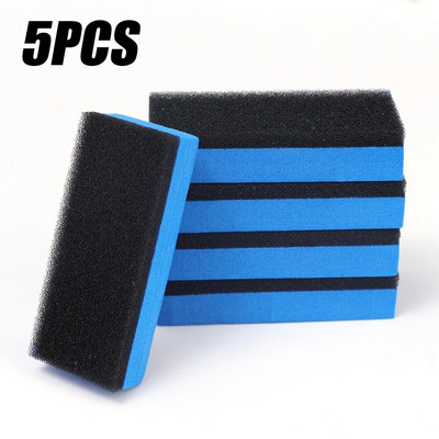 1/5/10 gab. Automašīnas riteņu tīrīšanas sūklis Auto krāsas virsma Sūklis bloks Vaksācija Pulēšana Riepu birste Instrumenti Automazgātavas piederumi