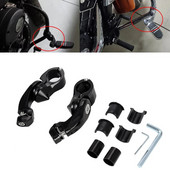 Motocikla 1,25 collu 32 mm šosejas stieņa kāju balsts, kājiņas pedāļa kronšteina stiprinājums Harley Touring Sportster XL 72 Dyna Softail