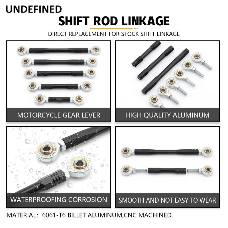 Motocikla pārslēgšanas stieņa uzkare 40 70 90 100 120 150 160 170 180 190 200 280 mm kāju balsta pēdas tapas Rearset pārnesumu pārslēgšanas stienis