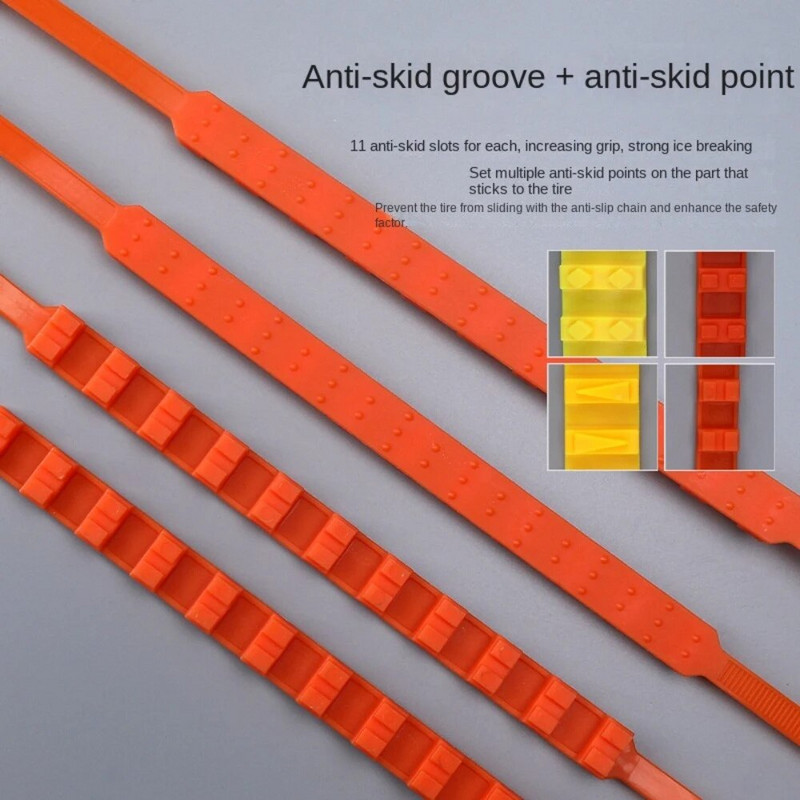 1 vnt. Automobilių sniego grandinės, nailono neslystančios automobilių visureigio padangos ratų grandinės padangų troso diržas žiemai lauko sniego ledo purvo kelio avarijos grandinės