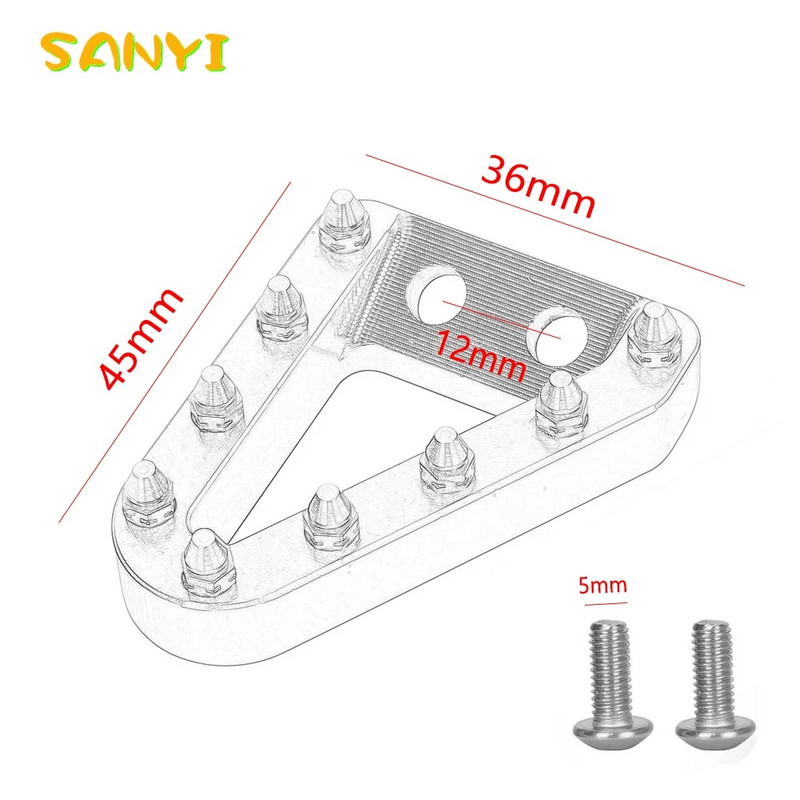 Vârf de placă pentru pedală de frână spate CNC pentru motociclete pentru Husqvarna FC FE FS TE TX TC 125 150 250 350 450 501 2017-2022 2019 2020