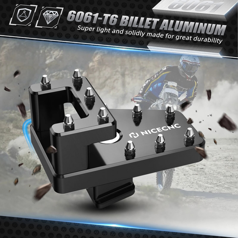 DualControl pidurihoova pedaali pikendus Yamaha Tenere 700 XTZ 700 2019-2024 Tenere 700 World Raid 2022-2023 Tenere 700 rallile