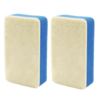 1-10Gb Auto stiklu eļļas plēves tīrīšanas tīrītājs Izturīgs vilnas dzēšgumija 9*5cm auto pulēšanas sūkļi Auto vējstiklu eļļas noņemšanas instrumenti