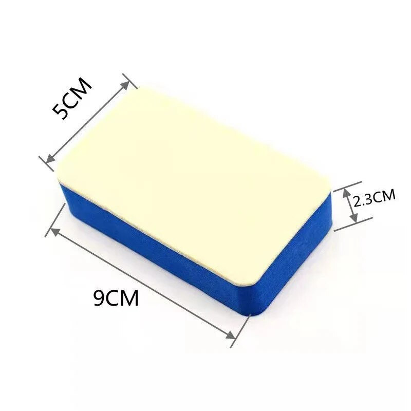 1-10Gb Auto stiklu eļļas plēves tīrīšanas tīrītājs Izturīgs vilnas dzēšgumija 9*5cm auto pulēšanas sūkļi Auto vējstiklu eļļas noņemšanas instrumenti