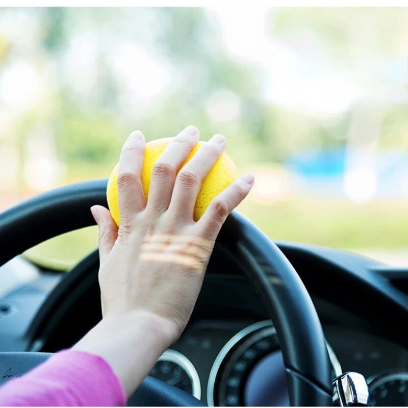 1/10 gab. Automašīnu apaļie vaskošanas pulēšanas sūkļi Automašīnu tīrīšanas pulēšanas sūkļi Automašīnu detalizācijas rīki Auto piederumi Vaksācijas putas Automazgātava