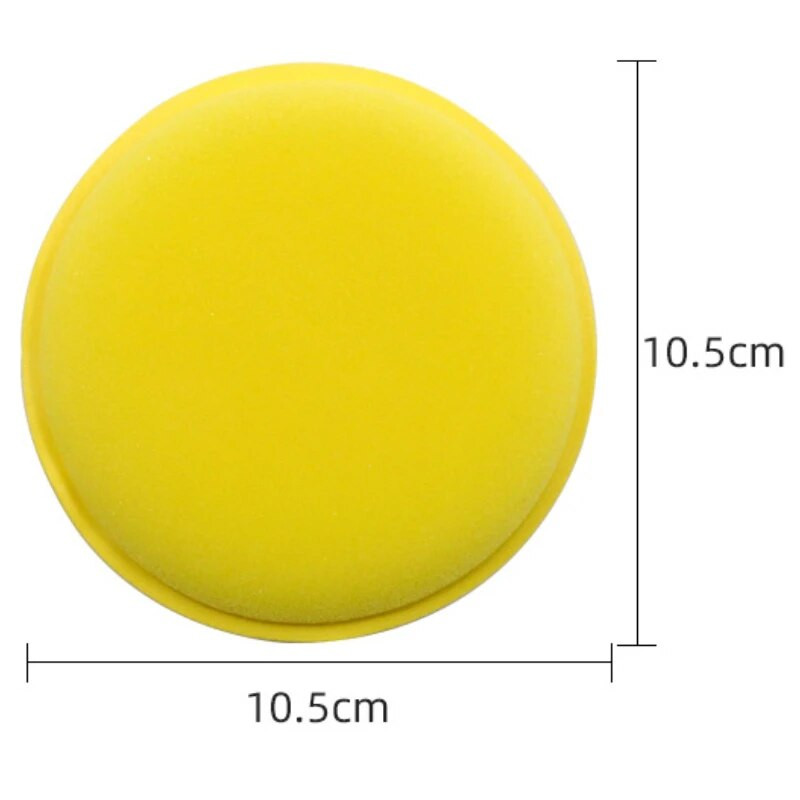 1/10 gab. Automašīnu apaļie vaskošanas pulēšanas sūkļi Automašīnu tīrīšanas pulēšanas sūkļi Automašīnu detalizācijas rīki Auto piederumi Vaksācijas putas Automazgātava