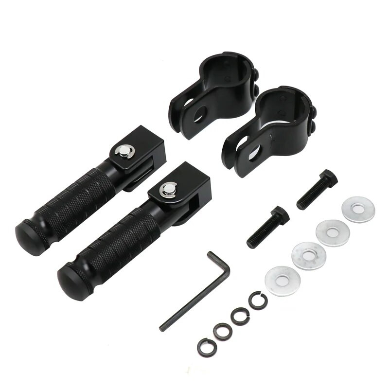 ZSDTRP 2db M8 univerzális motorkerékpár összecsukható lábtartók utas lábtartó pedál hátsó lábtartó készlet CNC alumínium motorkerékpár alkatrész