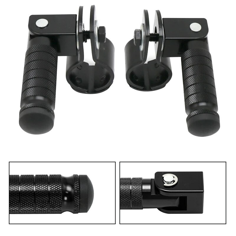 ZSDTRP 2db M8 univerzális motorkerékpár összecsukható lábtartók utas lábtartó pedál hátsó lábtartó készlet CNC alumínium motorkerékpár alkatrész