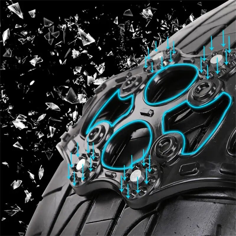 Autorehvi lumekett Vastupidavad talverattad Rehvid Libisemisvastased Lumejääketid Rihm Hädaabi Ohutus Juhtimine Autoketid