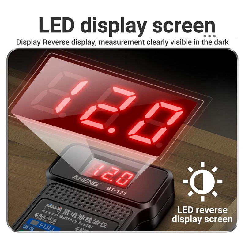 Automašīnas akumulatoru testeris auto apskates remonta rīks pagriešanas sistēma uzlādes sistēma akumulatora ģenerators priekš BMW Tesla VW Tools piederumi