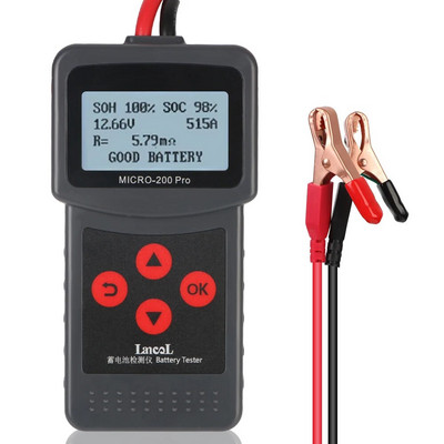 Battery Capacity Tester Car Accessories Micro200Pro 12v Car Battery Tester For Garage Workshop Auto Tools Mechanical