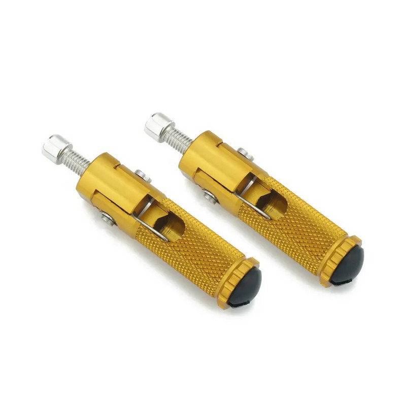 Ktm jaoks 1 Paar Mootorrattatarvikud Kokkupandavad tagumised komplektid Pedaalid Jalatoed Kokkupandavad jalatoed Kawasaki jalatoe pulgad