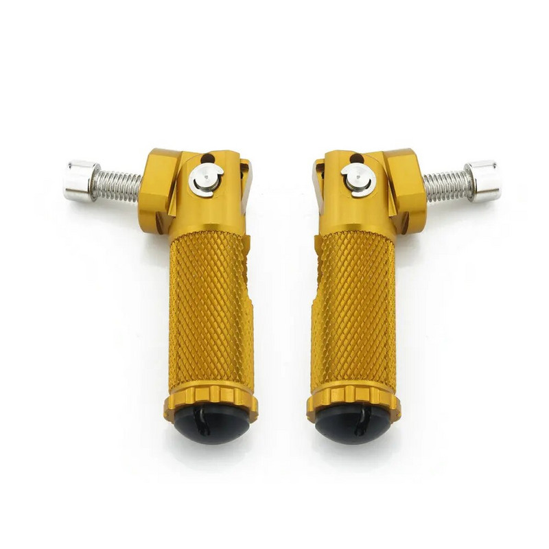 Ktm jaoks 1 Paar Mootorrattatarvikud Kokkupandavad tagumised komplektid Pedaalid Jalatoed Kokkupandavad jalatoed Kawasaki jalatoe pulgad