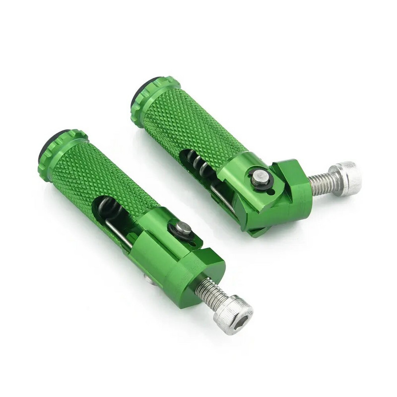 Ktm jaoks 1 Paar Mootorrattatarvikud Kokkupandavad tagumised komplektid Pedaalid Jalatoed Kokkupandavad jalatoed Kawasaki jalatoe pulgad