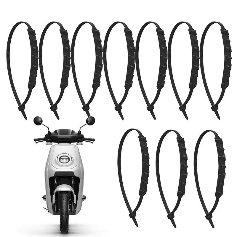 Hóláncok elektromos kerékpárokhoz Állítható csúszásgátló gumiabroncs láncok szett cipzáras gumiabroncs kábelhevederek hósár láncok motorkerékpárokhoz gumiabroncs láncok