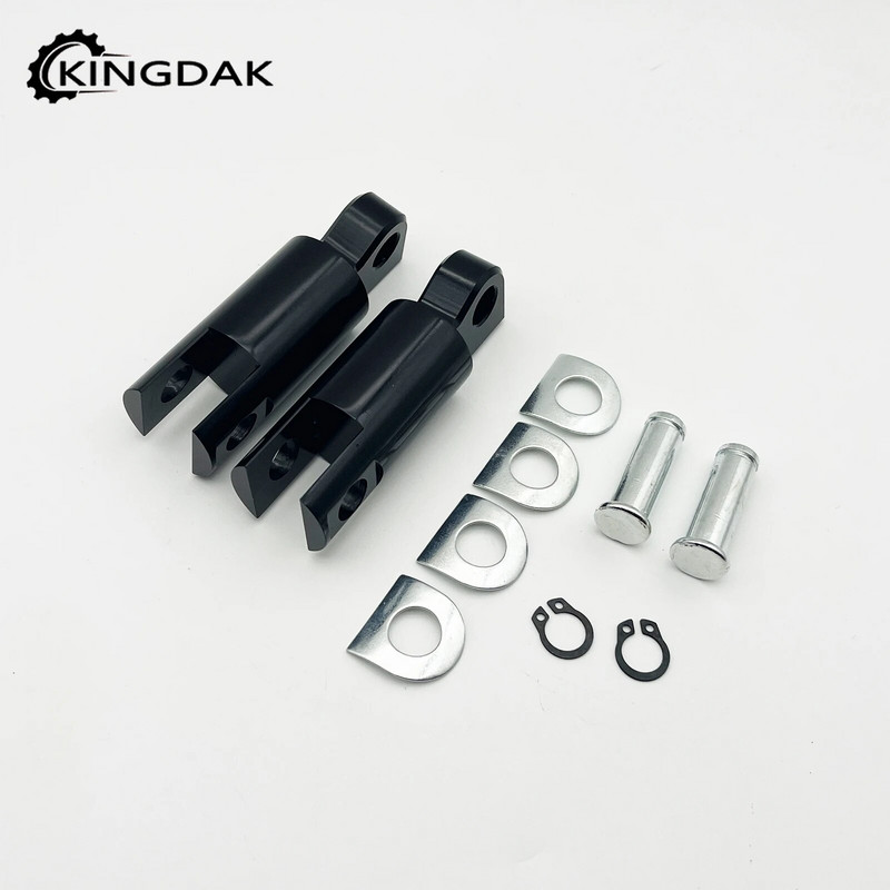 Motociklo pėdos kaiščio ilgintuvai pėdų kaiščių atramos laikiklis, skirtas Harley Touring Softail Fatboy Dyna Sportster 883 Chopper Bobber