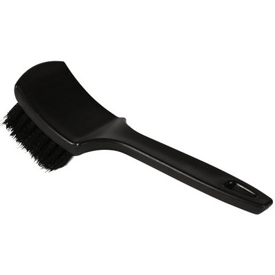 Punaste harjaste ja musta käepidemega autode rattaharja rehvipuhastusvahend mootorrataste autode puhastamiseks Carclean