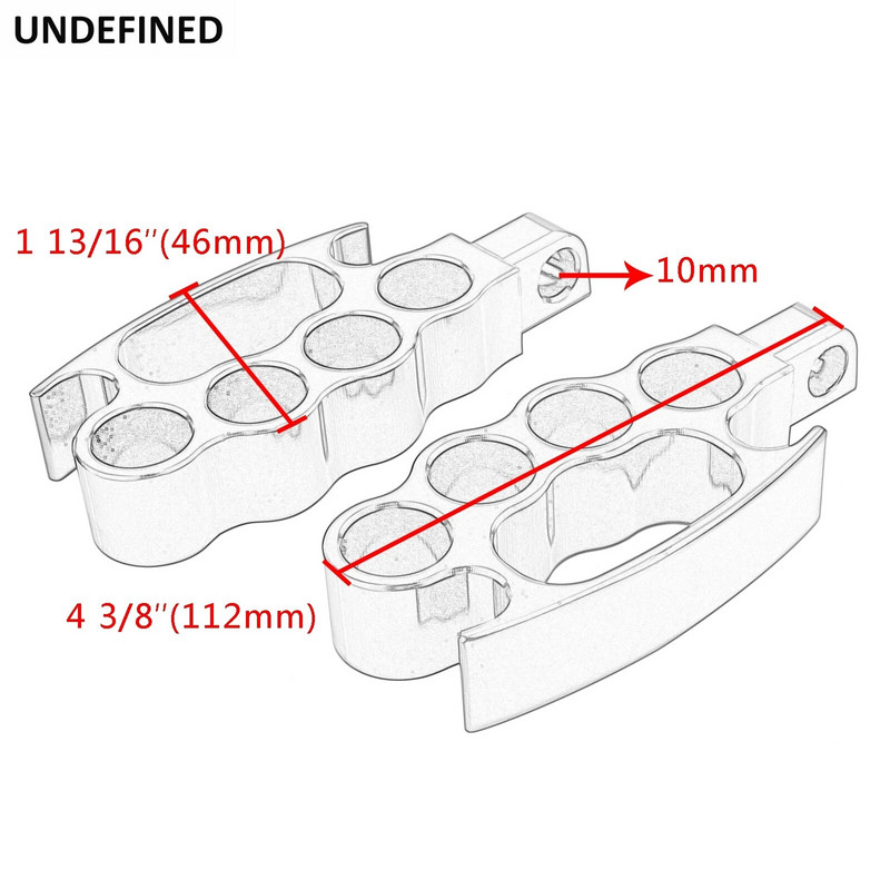 Μοτοσικλέτα Flying Foot Pegs Mini Footrest Pedal Control για Harley Sportster XL883 Dyna Street Bob Softail Slim Fatboy FXDL