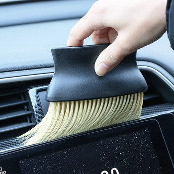 Четка за почистване на интериора на автомобила Детайл на изпускателния отвор за въздух на автомобила Четка за премахване на прах за домашен офис Инструменти за измиване на прах Автоаксесоари