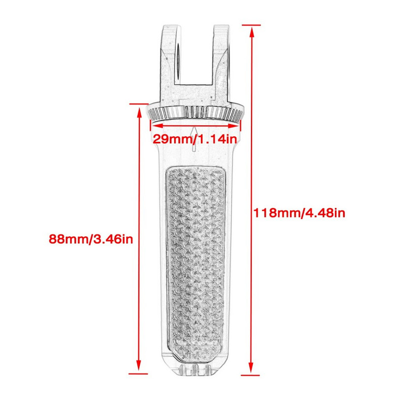 Priekšējie kāju tapi Kāju balsti priekš Kawasaki Z650 Z900 Z900RS Z300 Z125 / Versys 650 1000 Versys-X 300 / Ninja 125 300 250R ER6F ER6N