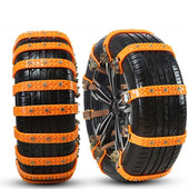 Téli csúszásgátló teherautó kerekek gumiabroncs gumiabroncs hó jégláncok öv univerzális járművek SUV keréklánc sár út vészlánc 1db