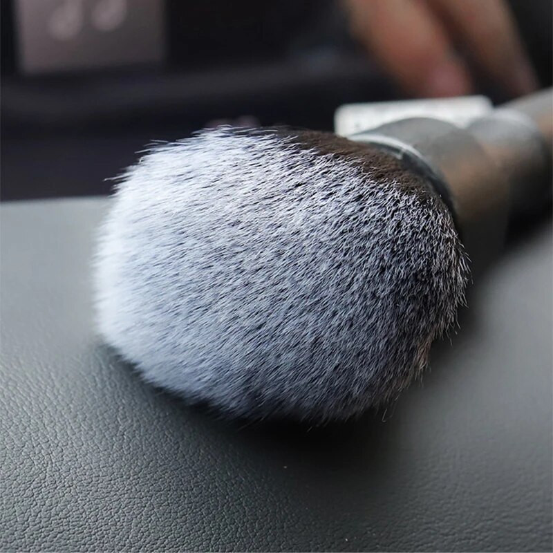 Mikrokiust auto detailide puhastushari Superpehme auto salongi õhu väljalaskeava armatuurlaud Tolmu eemaldamine harjad Automaatpuhastustööriistad