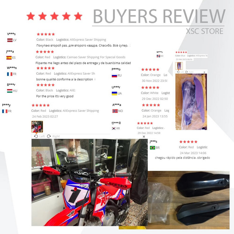 KTM-hez HONDA YAMAHA SUZUKI Pit Dirt Bike 22MM 28MM Univerzális motorkerékpár kézvédők fogantyúvédő kézvédő kormány Pro