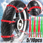 Pretslīdēšanas sniega ķēdes automašīnu motocikliem ziemas un sliktā apvidus riepas Riteņi Neslīdošas trošu saites Motociklu avārijas riepas ķēde