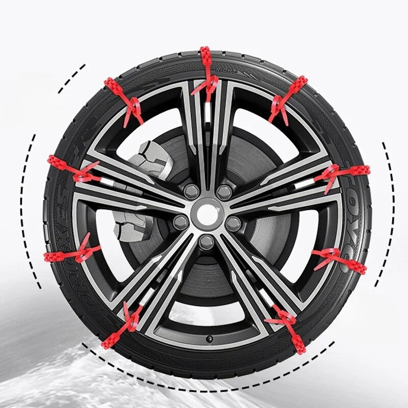 Pretslīdēšanas sniega ķēdes automašīnu motocikliem ziemas un sliktā apvidus riepas Riteņi Neslīdošas trošu saites Motociklu avārijas riepas ķēde
