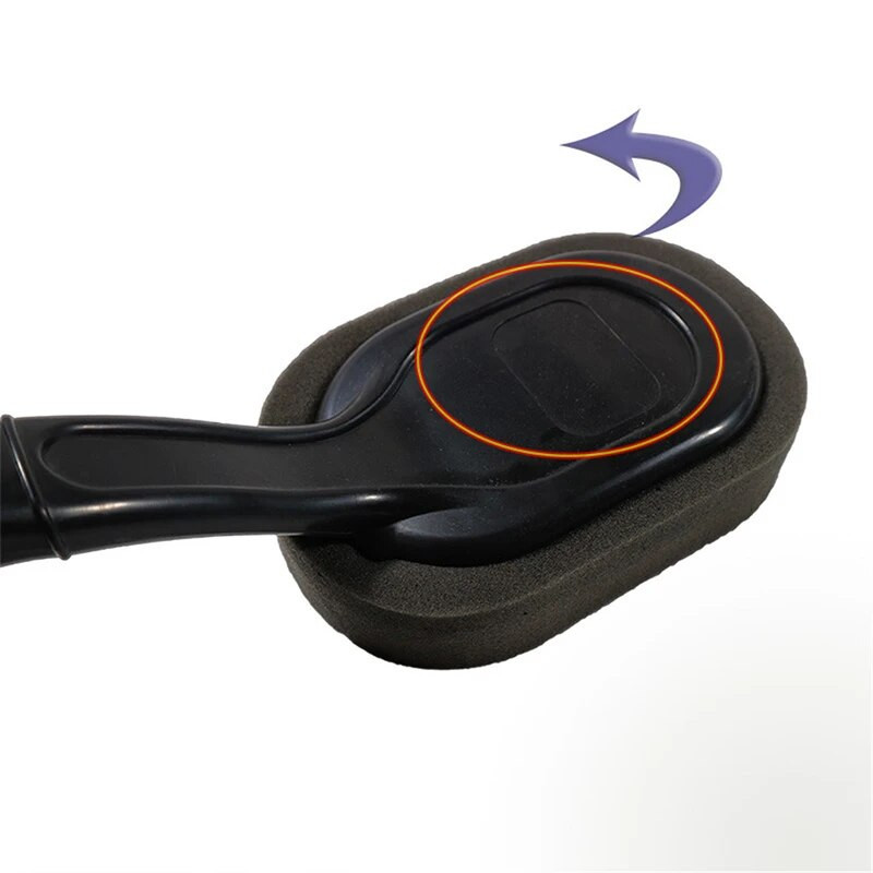 Autógumi kerékgyantázás polírozó szivacsmosó tisztítókefe hosszú nyelű autókerék speciális mosó tisztító szivacskefe