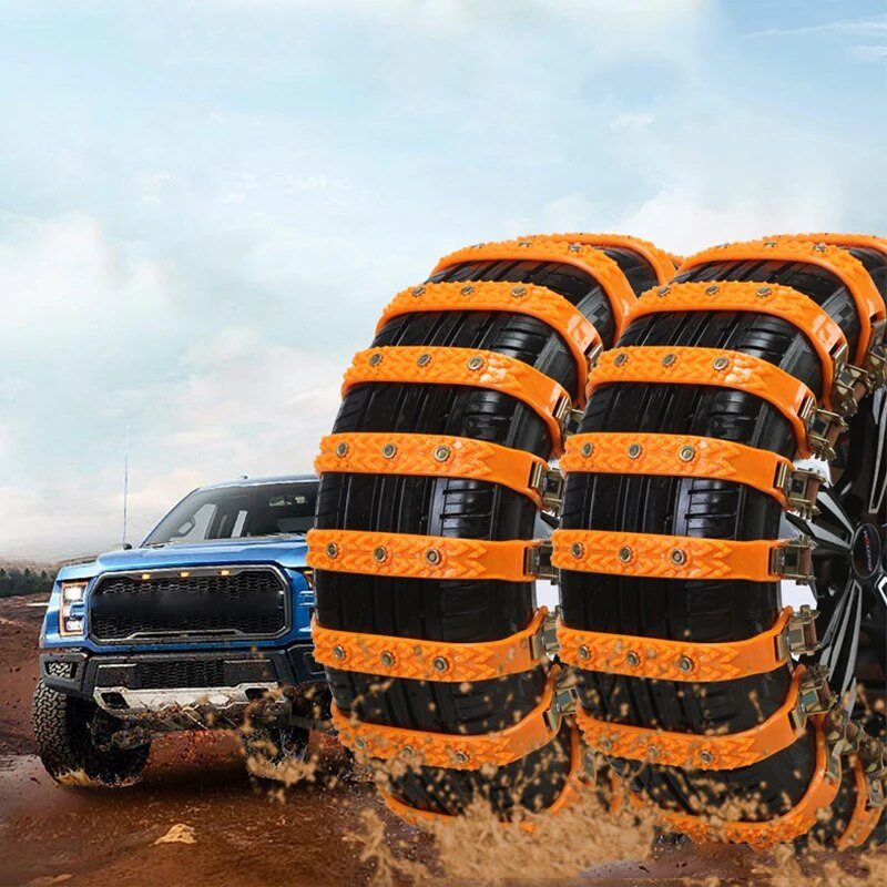 Χειμερινή αλυσίδα χιονιού ελαστικό αυτοκινήτου Αντιολισθητικό ελαστικό αλυσίδας Αντιολισθητικές αλυσίδες χιονιού αλυσίδες για αυτοκίνητα περισσότερων αυτοκινήτων Τροχός εξωτερικού χώρου έκτακτης ανάγκης 1 τμχ