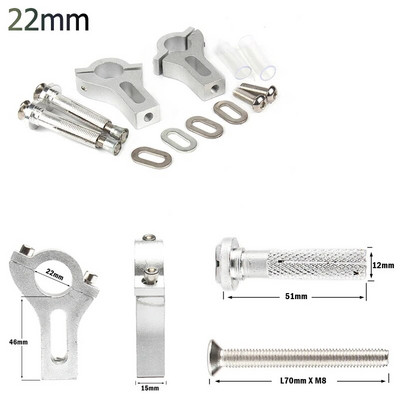 22MM 28MM Mootorratta käekaitsed Käepideme Kaitsme Käekaitse Juhtraua Kaitse KTM HONDA Off Road ATV Quad Pit Dirt Bike jaoks