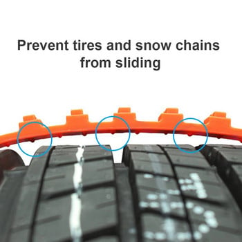10 τμχ Auto Outdoor Snow Tire Anti-slid Chain Αλυσίδες ελαστικών αυτοκινήτου Nylon χειμερινά ελαστικά αυτοκινήτου Τροχοί Αλυσίδες χιονιού για οχήματα SUV εξωτερικού χώρου