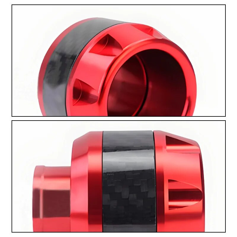 2 gab. Universāls motociklu aizsargs pret krišanu, alumīnija sakausējums, sprādziendrošs priekšējo riteņu triecienizturīgs motocikla rāmja slīdnis