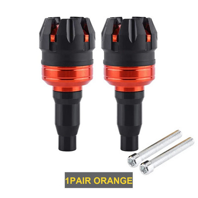 Motocikla aizsardzības stieņa dzinēja pretkrišanas rāmja slīdņa vāciņš M8 8 mm skrūves universāls pretavārijas sadursmes krišanas aizsargs