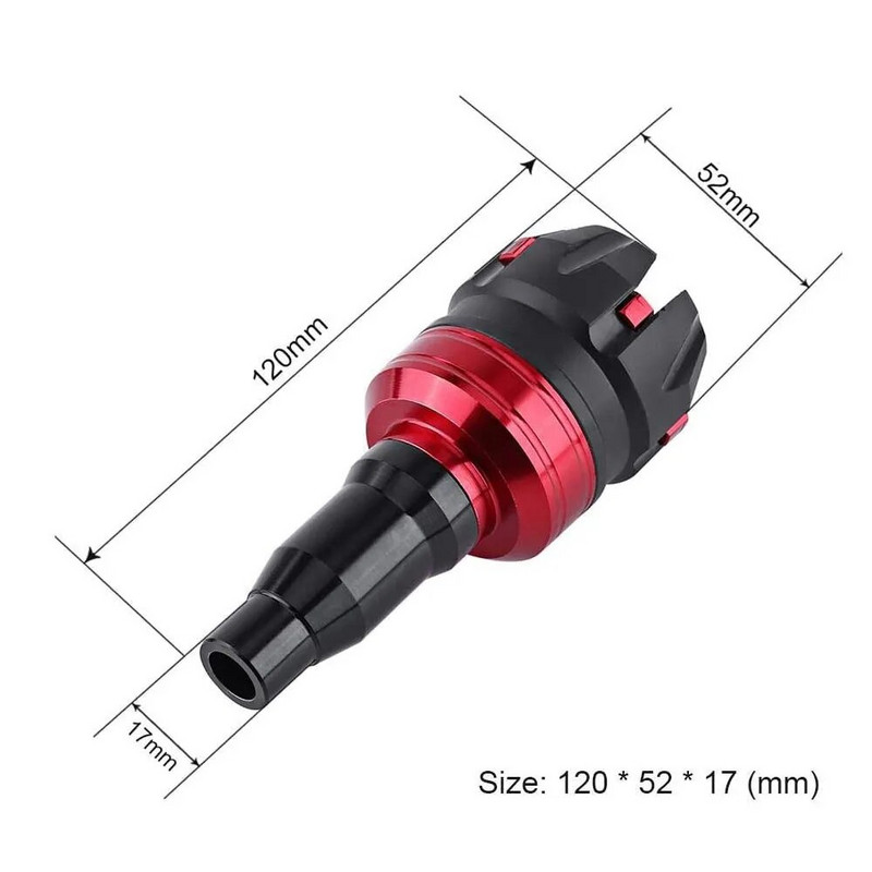 Motocikla aizsardzības stieņa dzinēja pretkrišanas rāmja slīdņa vāciņš M8 8 mm skrūves universāls pretavārijas sadursmes krišanas aizsargs